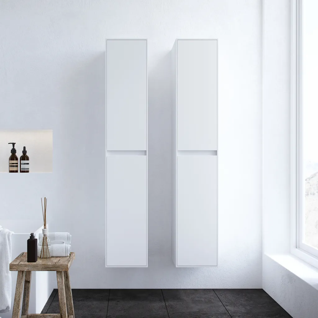Copenhagen Block BHC3316 - 30x35x160 cm Hochschrank, Mattweiß