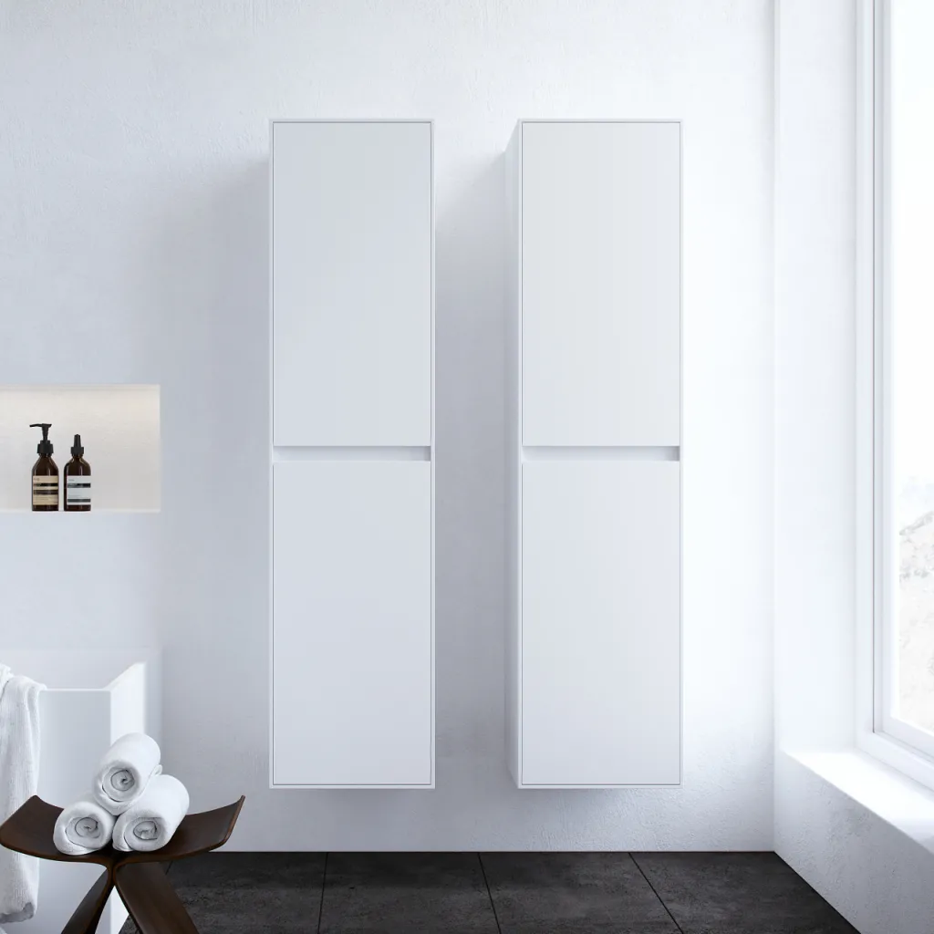 Copenhagen Block BHC4316 - 40x35x160 cm Hochschrank, Mattweiß