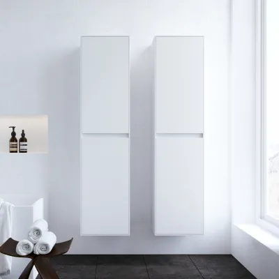 Copenhagen Block BHC4316 - 40x35x160 cm Hochschrank, Mattweiß