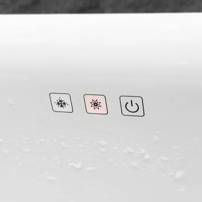 Curio Spa 170 - Wellness-Whirlpool 170x80 cm, Weiß glänzend