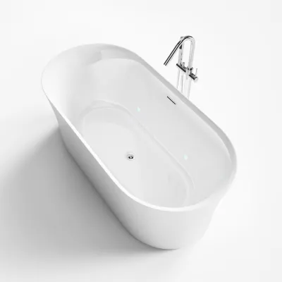 Curio Spa 170 - Wellness-Whirlpool 170x80 cm, Weiß glänzend