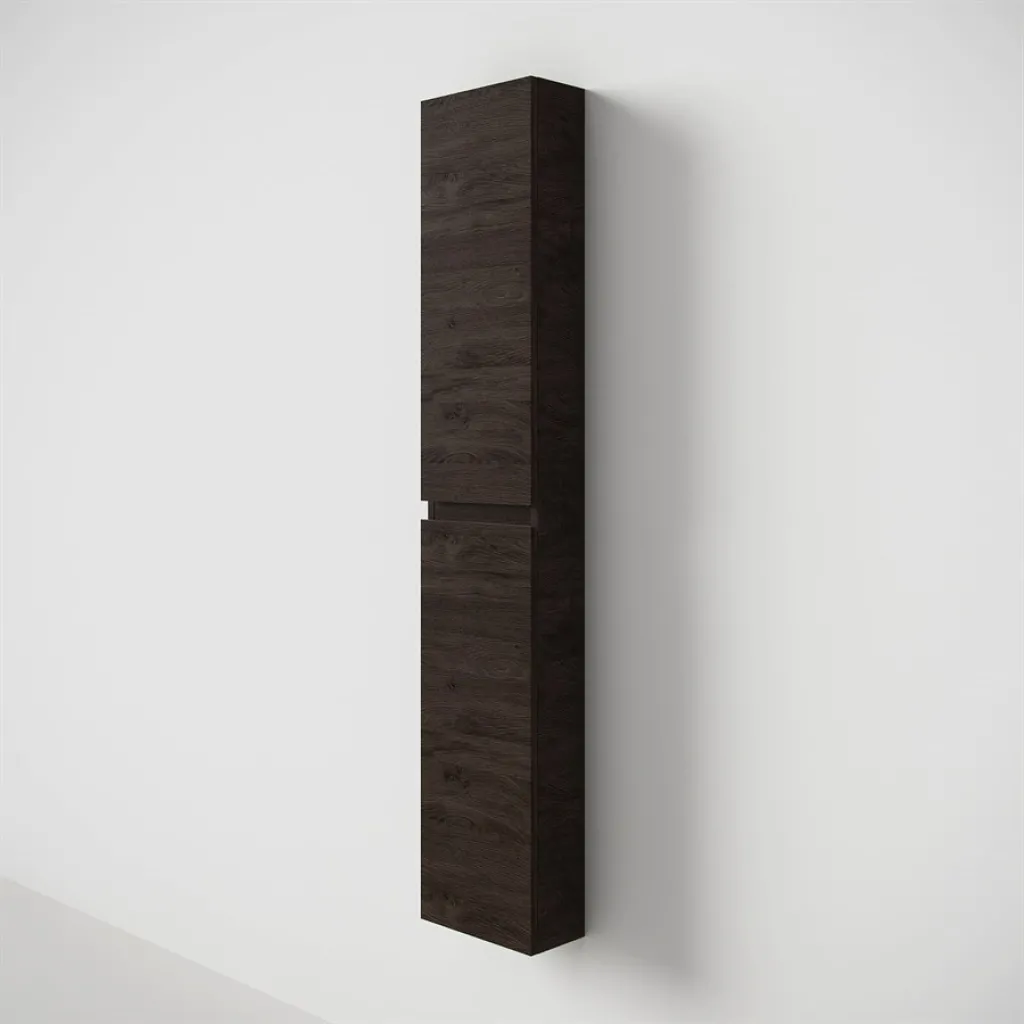 Copenhagen Front - 162x30x15 cm Hochschrank, geräucherte schwarze Eiche