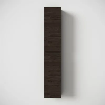 Copenhagen Front - 162x30x15 cm Hochschrank, geräucherte schwarze Eiche