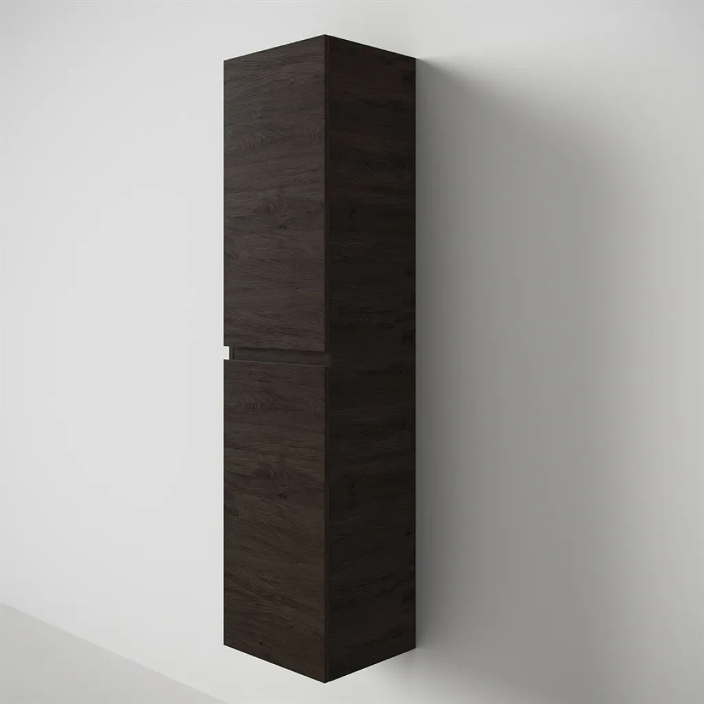 Copenhagen Front - 162x30x35 cm Hochschrank, geräucherte schwarze Eiche