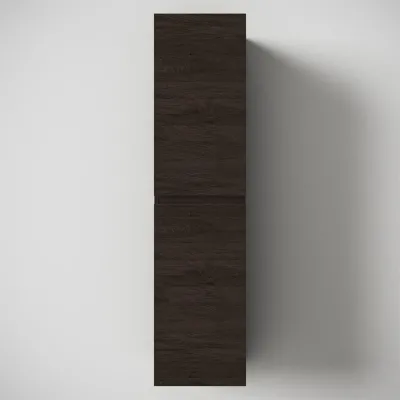 Copenhagen Front - 162x30x35 cm Hochschrank, geräucherte schwarze Eiche