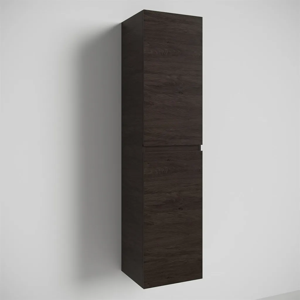 Copenhagen Front - 162x30x35 cm Hochschrank, geräucherte schwarze Eiche