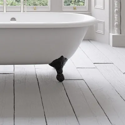 The Supell 152 - Black & White Badewanne aus emailliertem Gusseisen