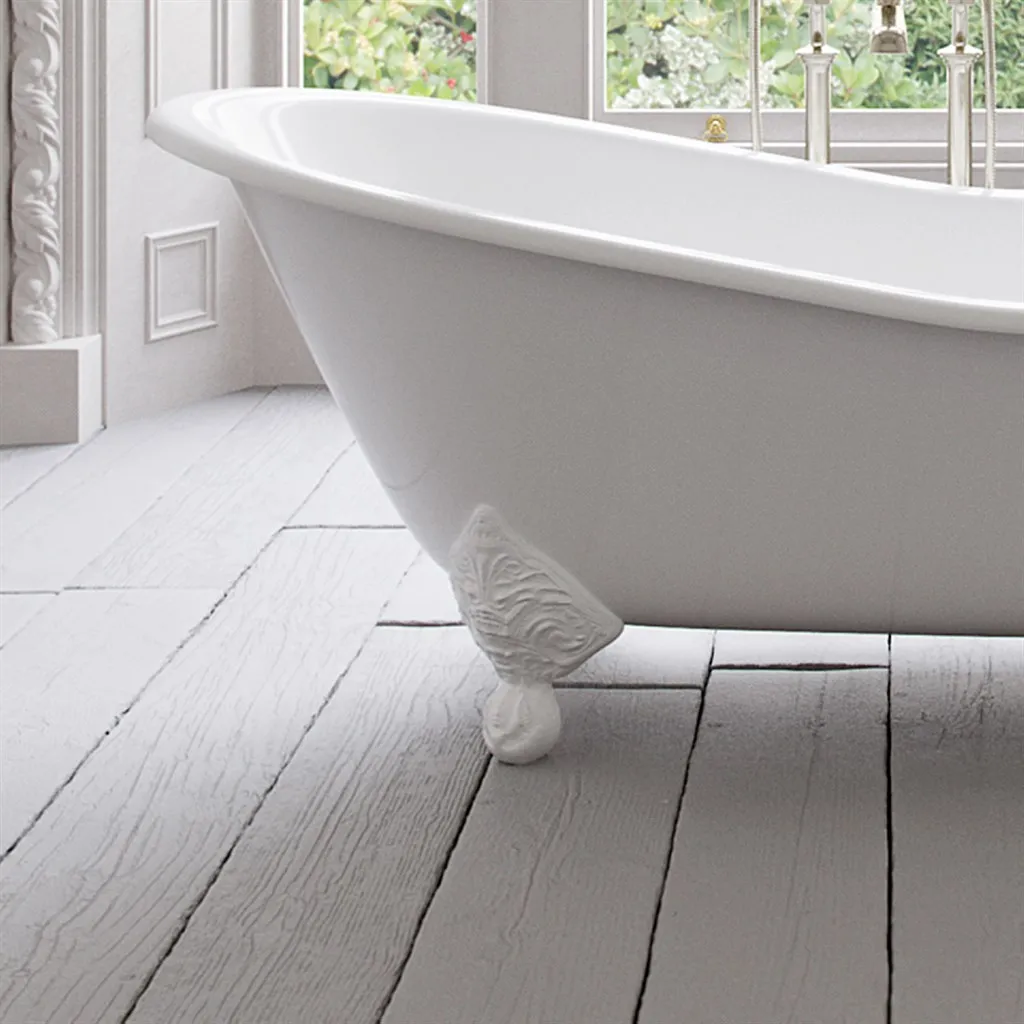 The Joyus 170 - Weiße, emaillierte Badewanne aus Gusseisen
