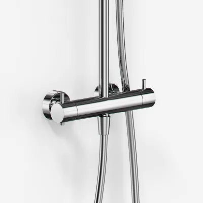Semplice Rain DeLuxe SRL02 - SmartTerm Ø25 EasyClean, Chrom