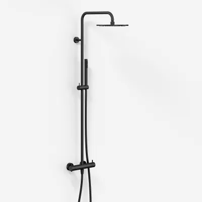 Semplice Rain DeLuxe SRL02 - SmartTerm Ø25 EasyClean, Mattschwarz