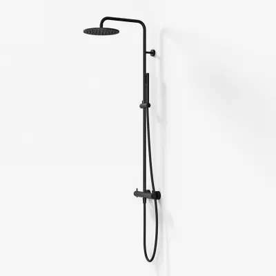 Semplice Rain DeLuxe SRL02 - SmartTerm Ø25 EasyClean, Mattschwarz