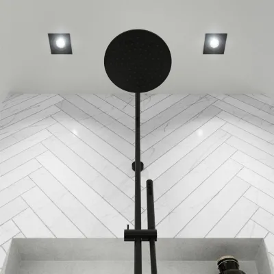Semplice Rain DeLuxe SRL02 - SmartTerm Ø25 EasyClean, Mattschwarz