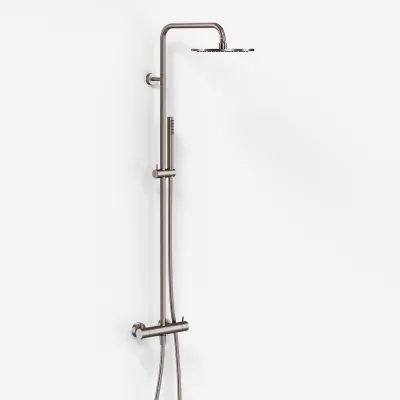 Semplice Rain DeLuxe SRL02 - SmartTerm Ø25 EasyClean, PVD-gebürsteter Stahl