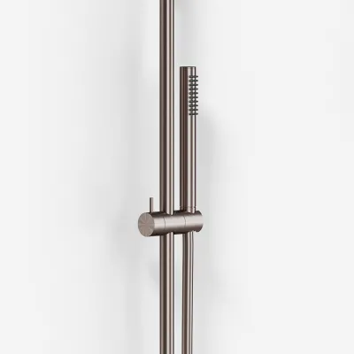 Semplice Rain DeLuxe SRL02 - SmartTerm Ø25 EasyClean, PVD-gebürsteter Stahl