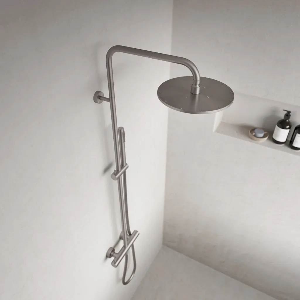 Semplice Rain DeLuxe SRL02 - SmartTerm Ø25 EasyClean, PVD-gebürsteter Stahl