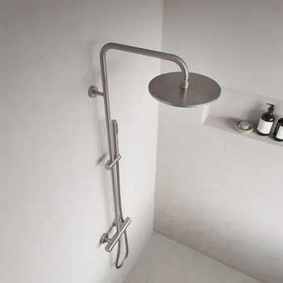 Semplice Rain DeLuxe SRL02 - SmartTerm Ø25 EasyClean, PVD-gebürsteter Stahl