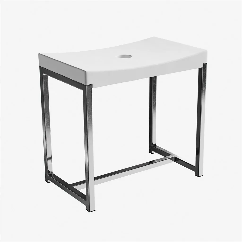 Showerstool BT04 - Weiß