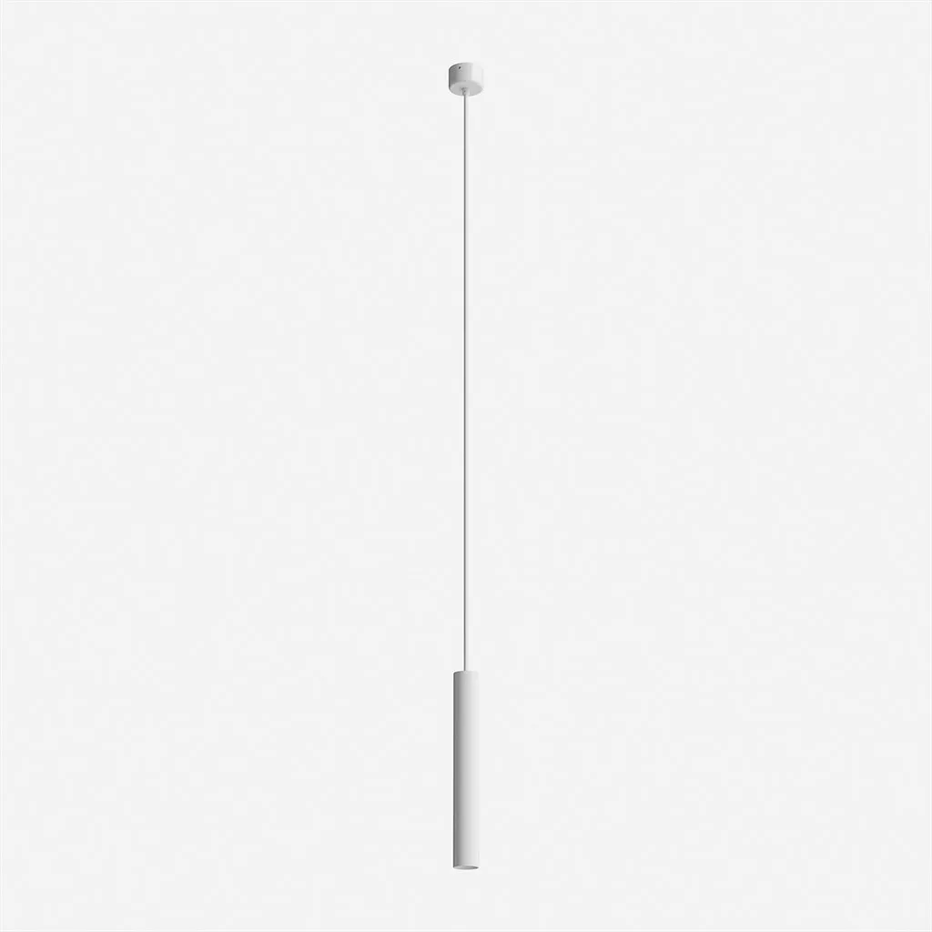 Tube Light 300 - Ø40x300 mm, LED-Pendelleuchte, Mattweiß