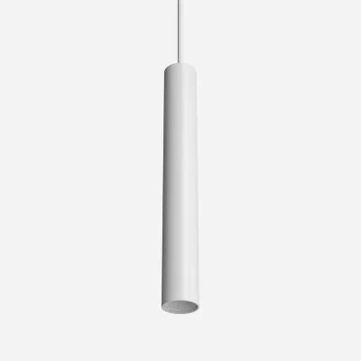 Tube Light 300 - Ø40x300 mm, LED-Pendelleuchte, Mattweiß