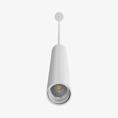 Tube Light 300 - Ø40x300 mm, LED-Pendelleuchte, Mattweiß