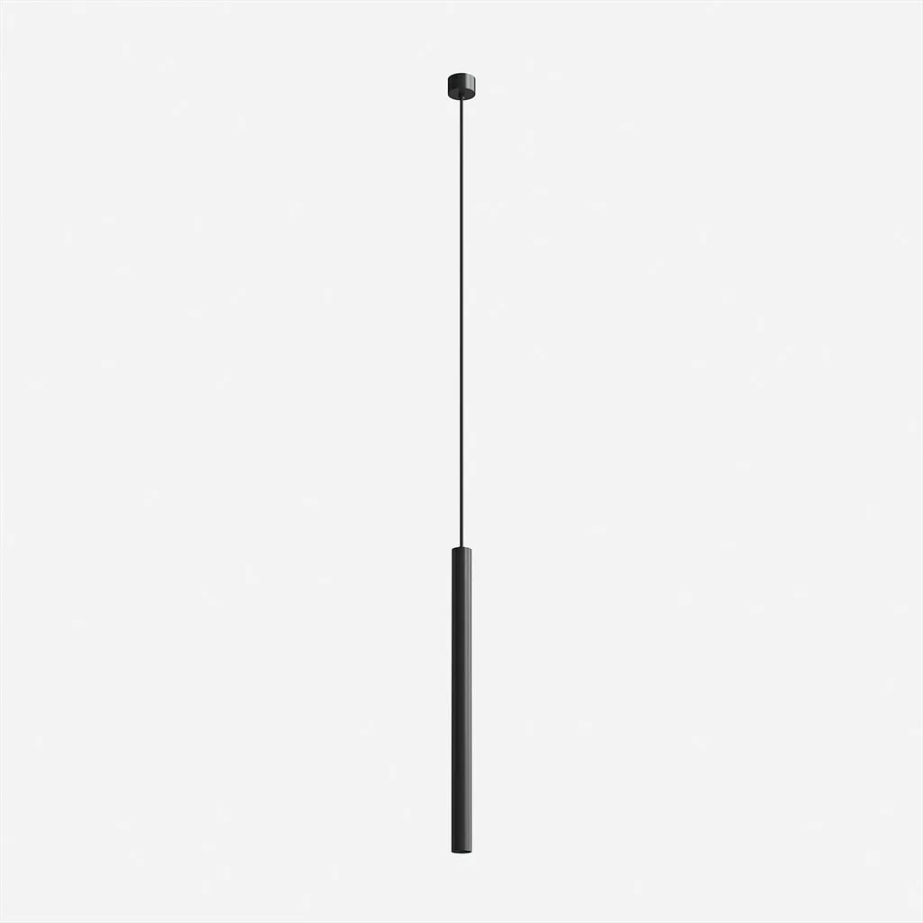 Tube Light 600 - Ø40x600 mm, LED-Pendelleuchte, Mattschwarz