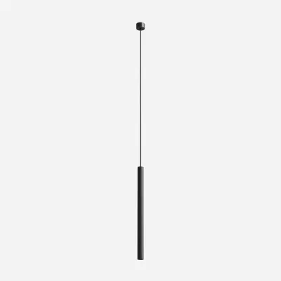 Tube Light 600 - Ø40x600 mm, LED-Pendelleuchte, Mattschwarz