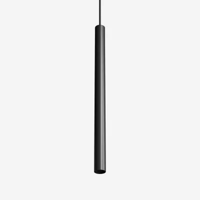 Tube Light 600 - Ø40x600 mm, LED-Pendelleuchte, Mattschwarz