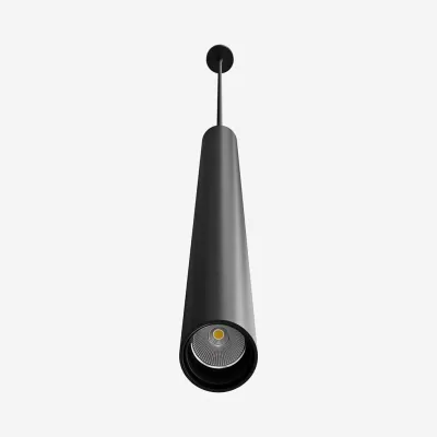 Tube Light 600 - Ø40x600 mm, LED-Pendelleuchte, Mattschwarz