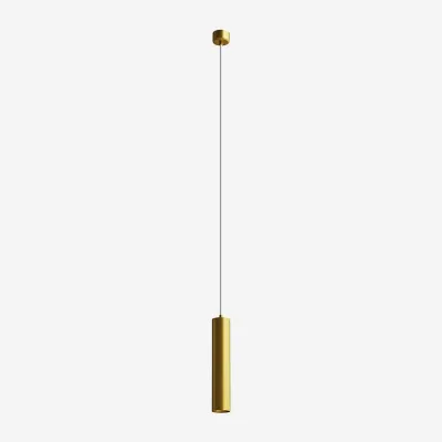 Tube Light 300XL - Ø60x300 mm, LED-Pendelleuchte, Mattes Gold