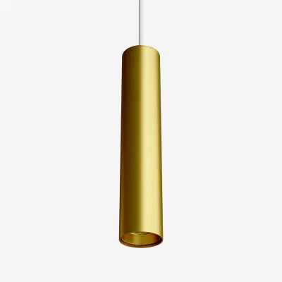 Tube Light 300XL - Ø60x300 mm, LED-Pendelleuchte, Mattes Gold