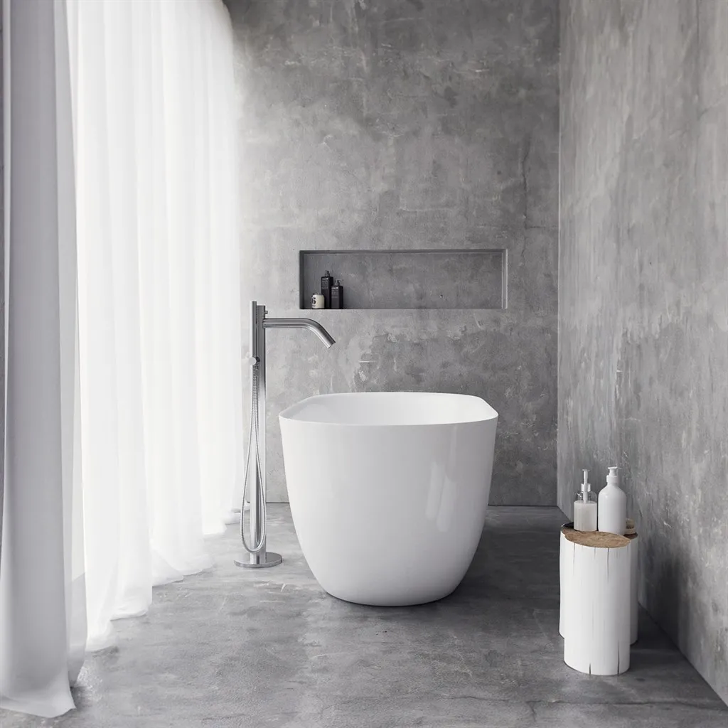 Yin-Yang 150 - Badewanne 150x72 cm, glänzendes Weiß