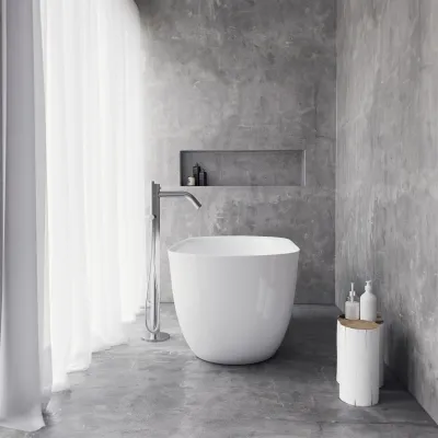 Yin-Yang 150 - Badewanne 150x72 cm, glänzendes Weiß