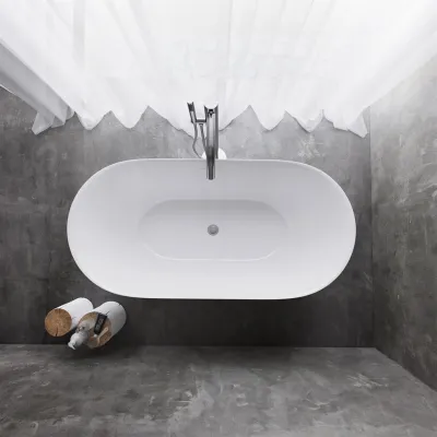 Yin-Yang 150 - Badewanne 150x72 cm, glänzendes Weiß