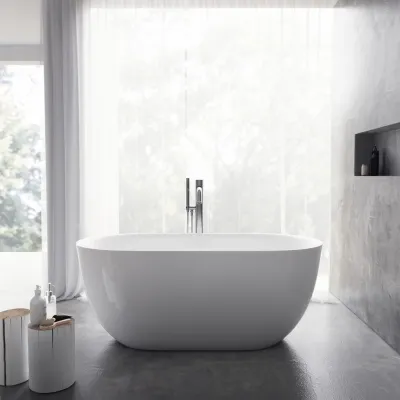 Yin-Yang 150 - Badewanne 150x72 cm, glänzendes Weiß