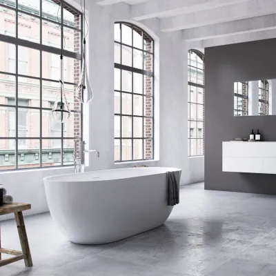 Yin-Yang 170 - Badewanne 170x78 cm, glänzendes Weiß