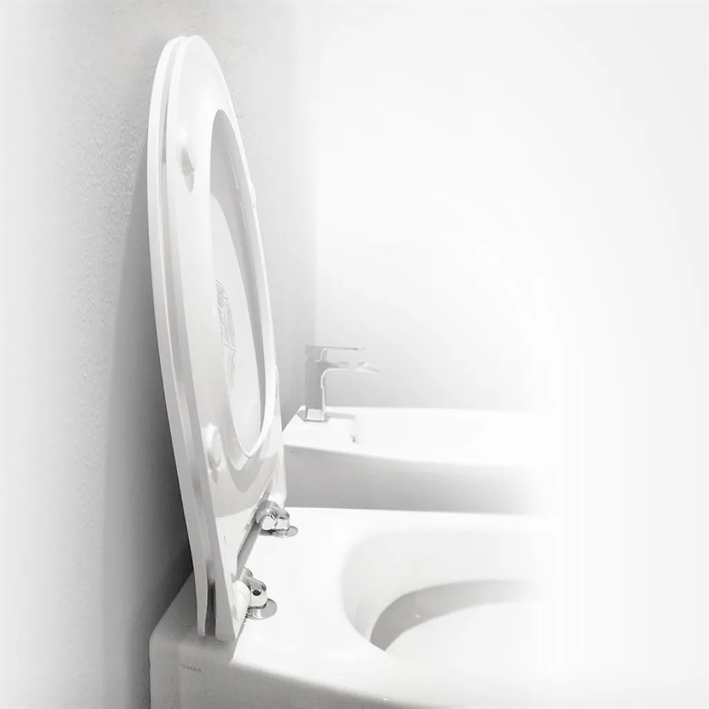 Spazio LFT006 - Toilettensitz, Schwarz glänzend