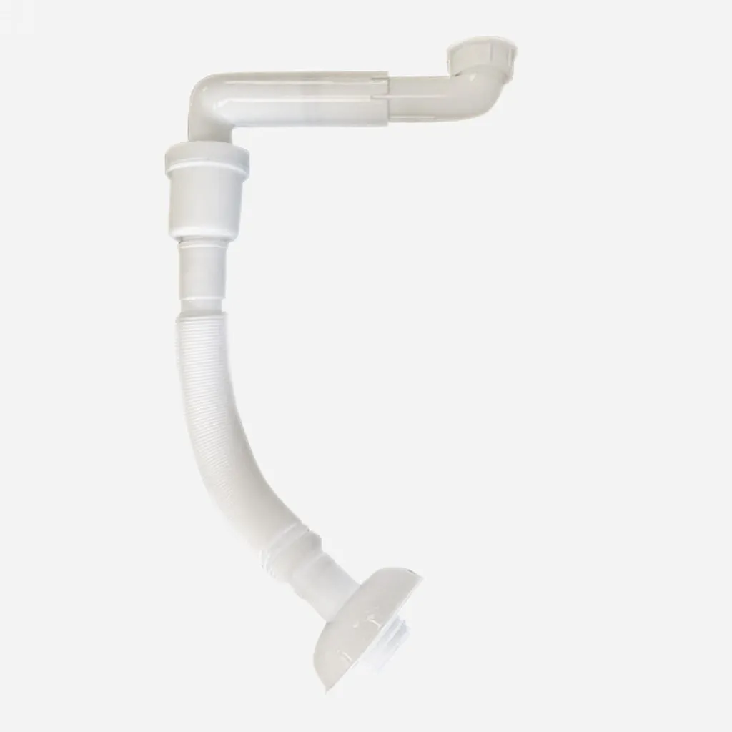 Pulcher PSS01 - Platzsparender Geruchsverschluss für Badmöbel, Universal mit Ø32 mm. flexibles Rohr