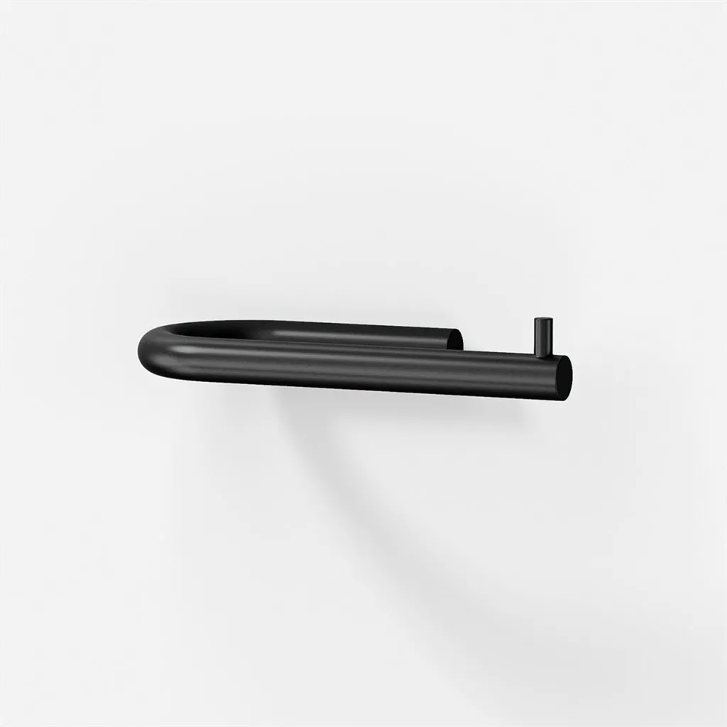 Semplice S12X - Papierhalter, Mattschwarz