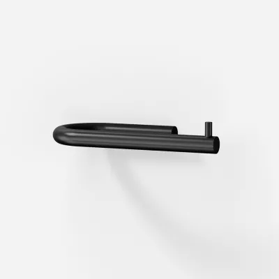 Semplice S12X - Papierhalter, Mattschwarz