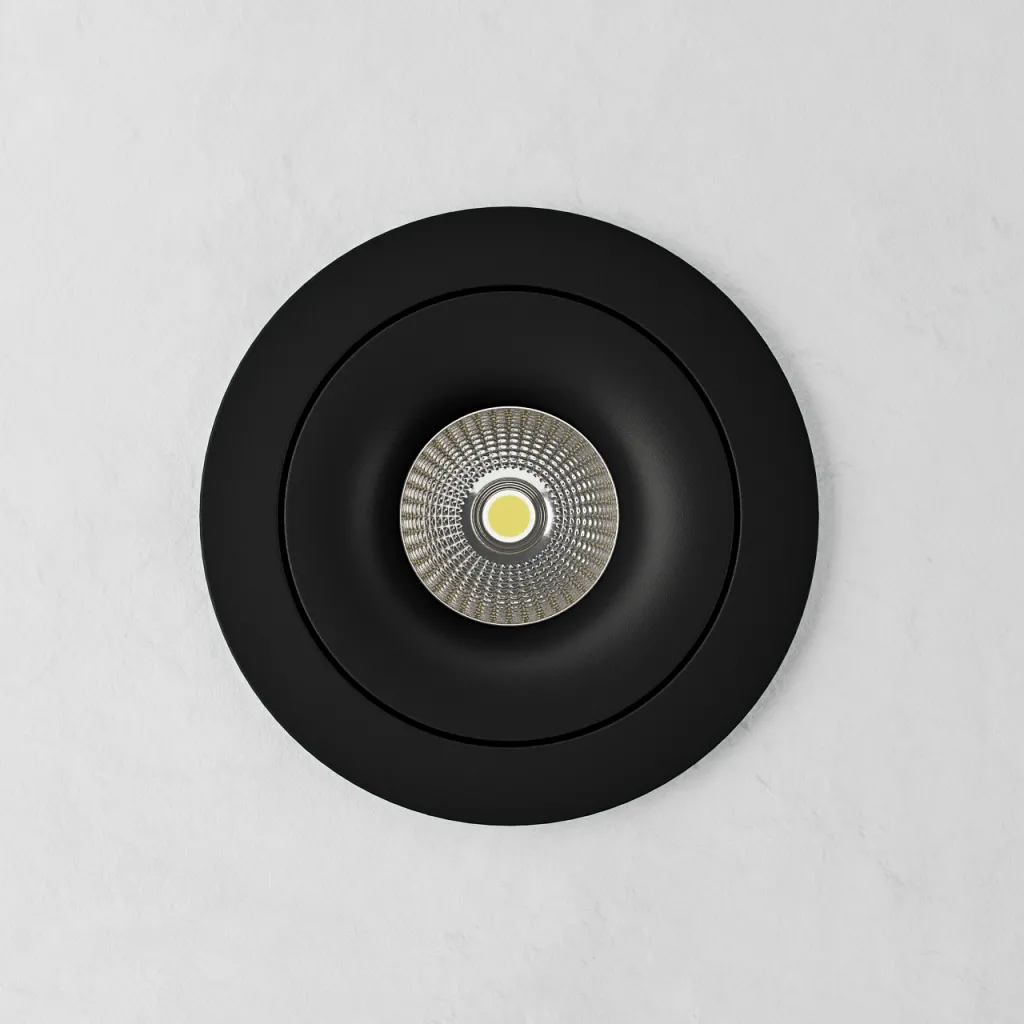 Quadro 1 LED - Schwarz