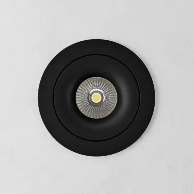 Quadro 1 LED - Schwarz