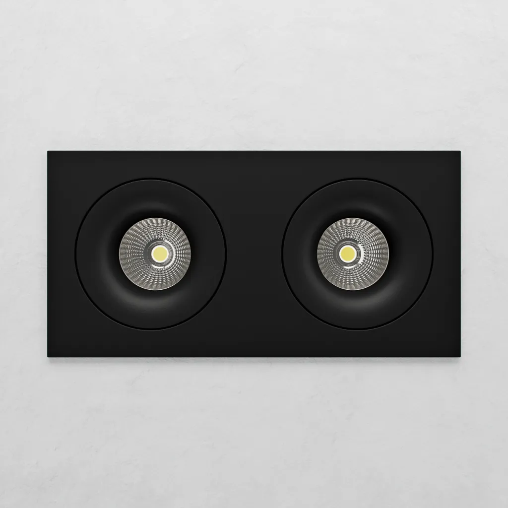 Qdrant 2 LED - Schwarz