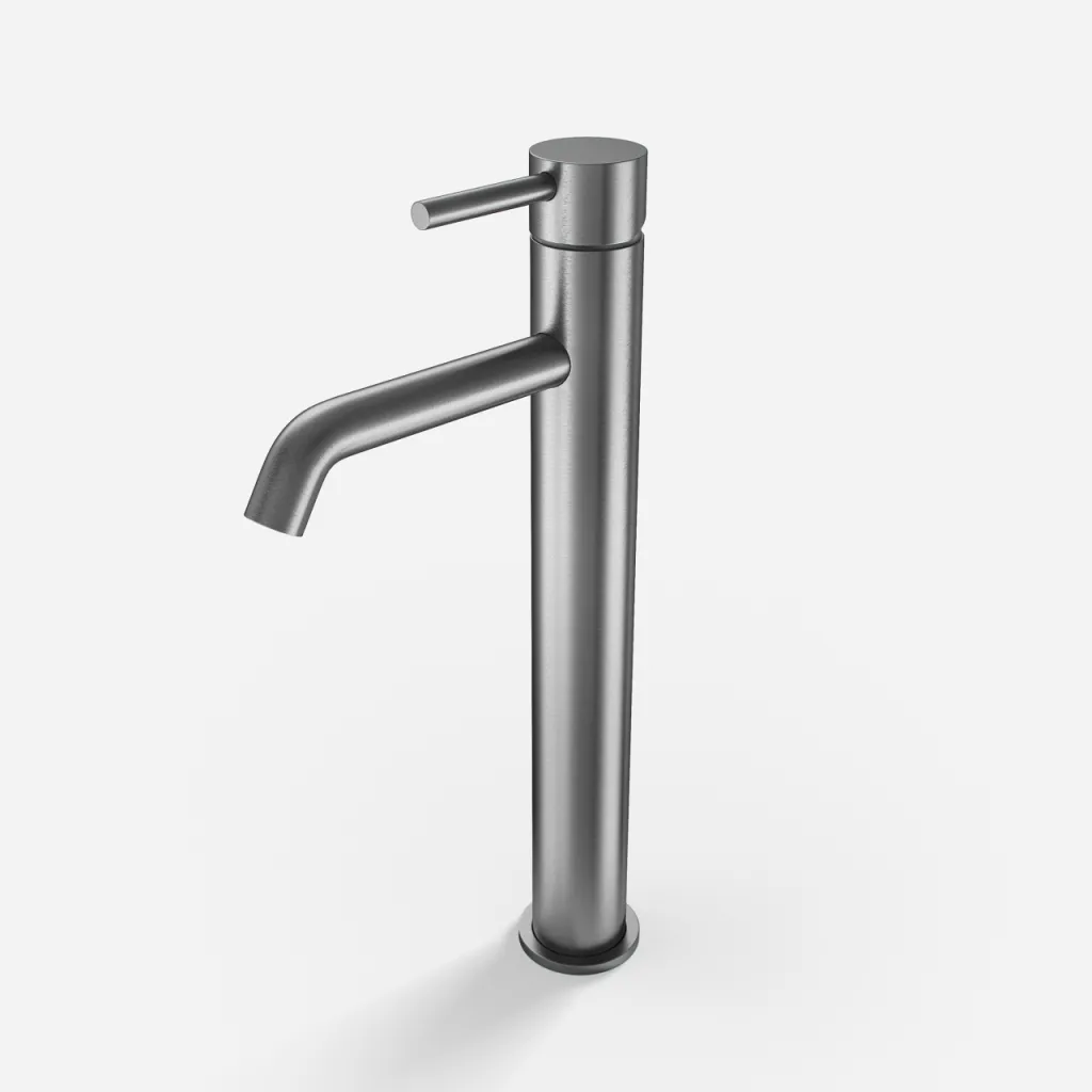 Classwell C03 - Hoher Waschtischhahn, gebürsteter Edelstahl