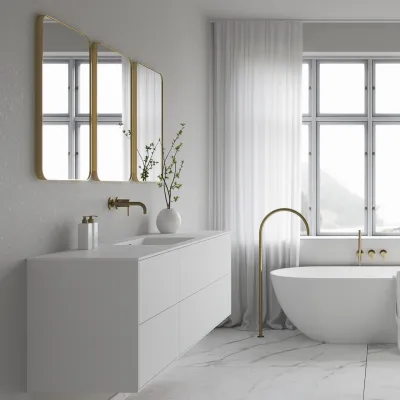 Déco Dé Lux 60x80 - Gebürstetes Messing