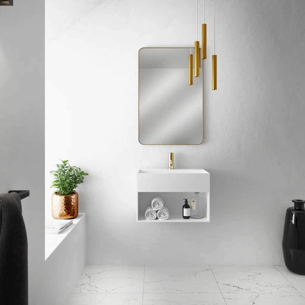 Déco Dé Lux 60x90 - Gebürstetes Messing