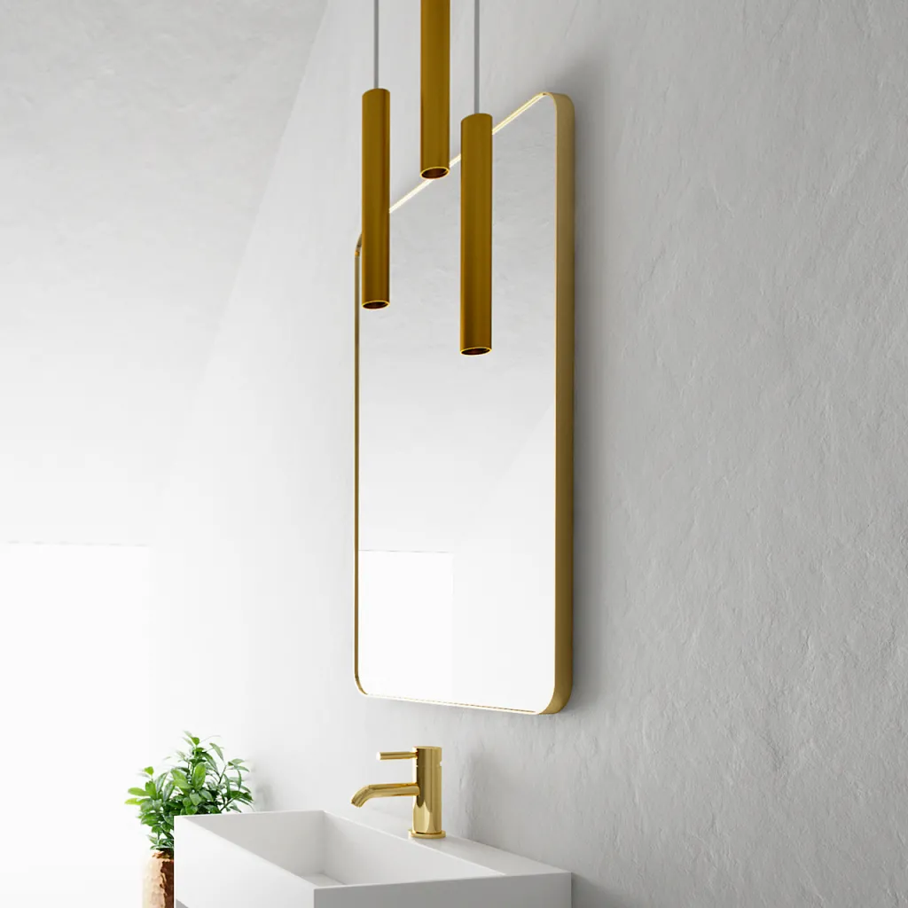 Déco Dé Lux 60x90 - Gebürstetes Messing