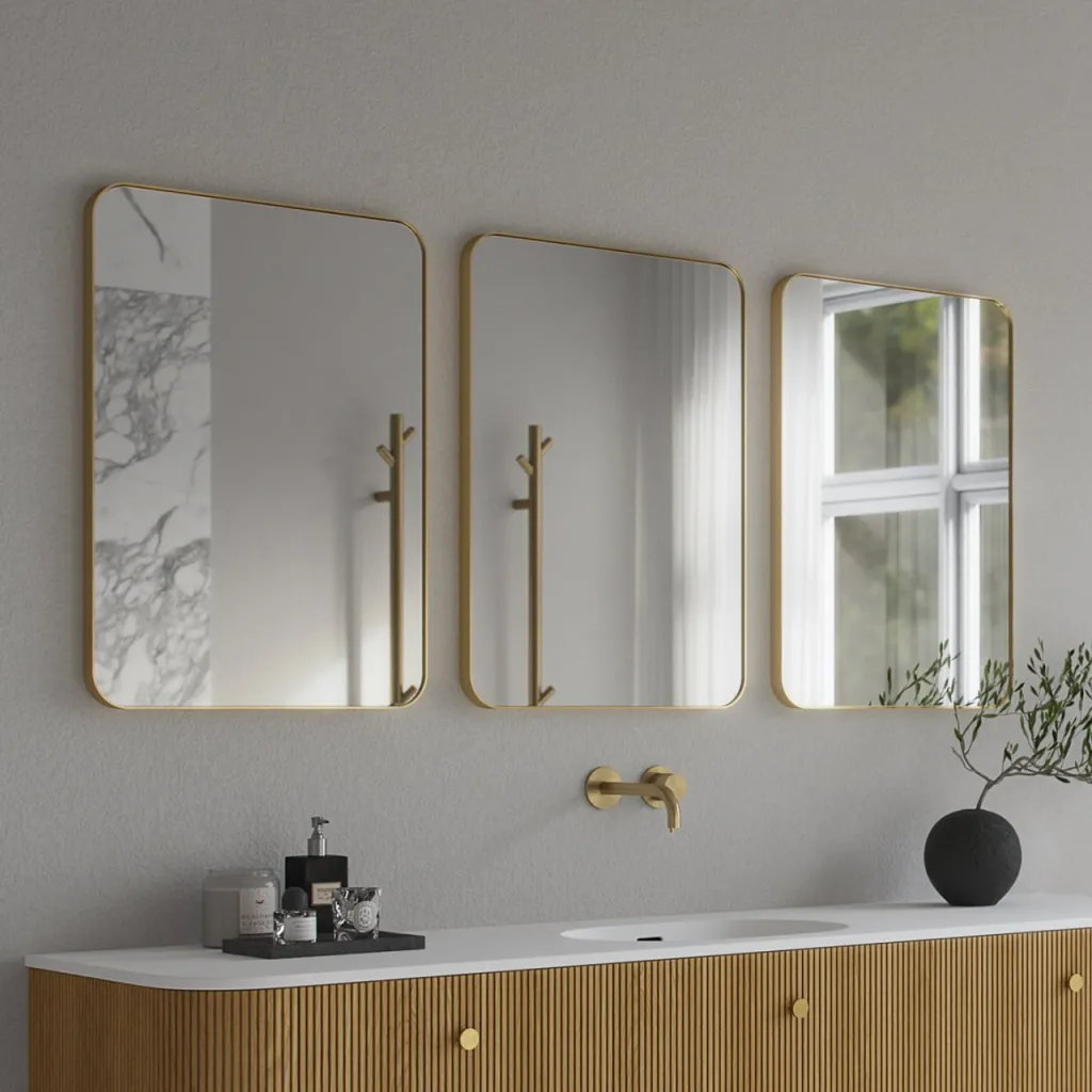 Déco Dé Lux 50x70 - Gebürstetes Messing