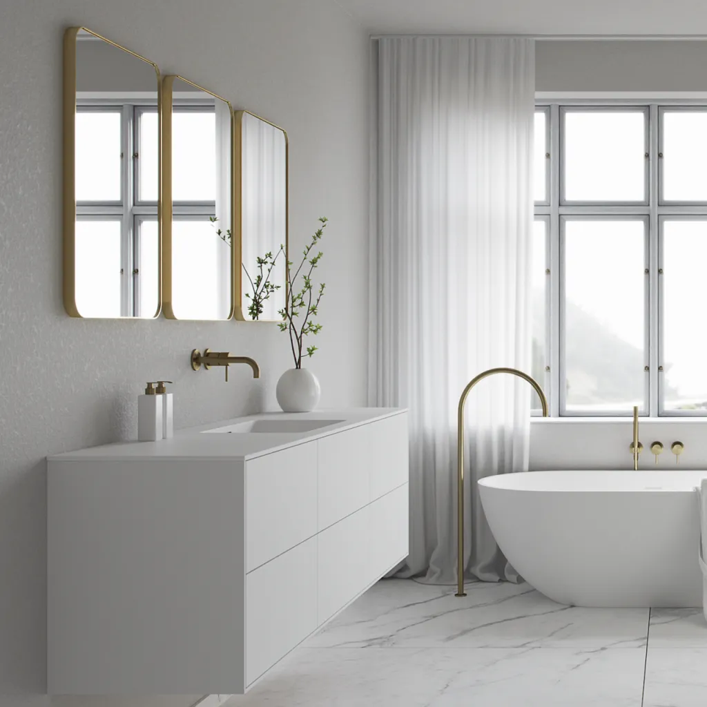 Déco Dé Lux 50x70 - Gebürstetes Messing