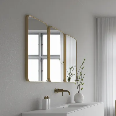 Déco Dé Lux 50x70 - Gebürstetes Messing