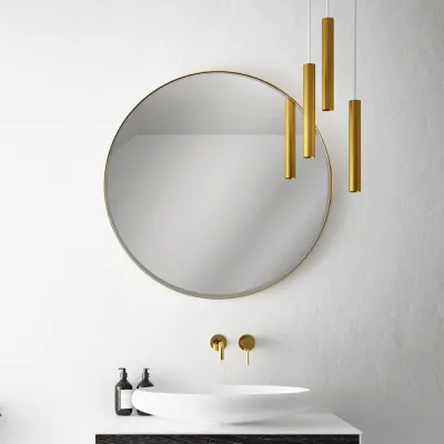Magic Déco Ø60 - Gebürstetes Messing